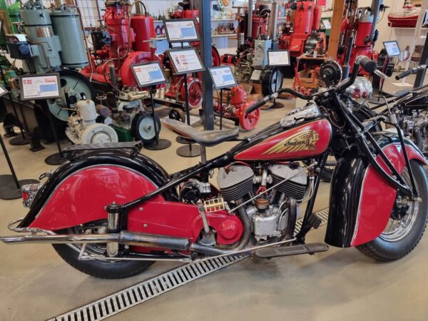 Indian, veteran, motorcykel, motorsamling