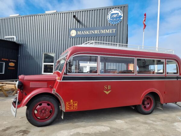 Bedford, Bedford Bus, Motorsamling, Veteran, Skagen Bus